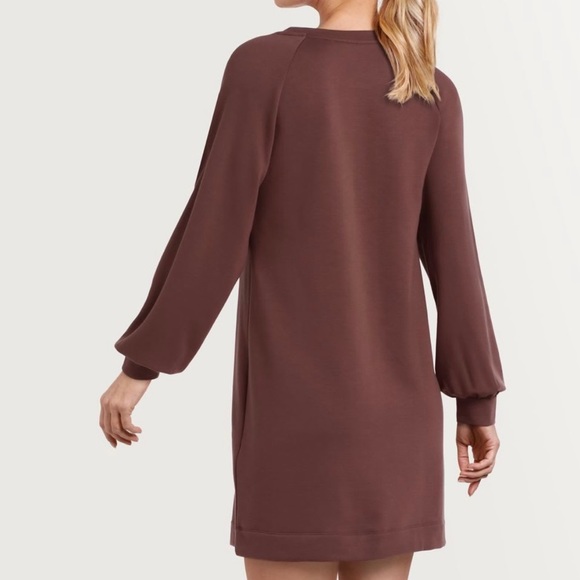 Long Sleeve Fleece Sweatshirt Dress NWTs - Picture 5 of 9